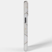 Coques Case-Mate iPhone Marbre Blanc Élégant (Verso / Droite)