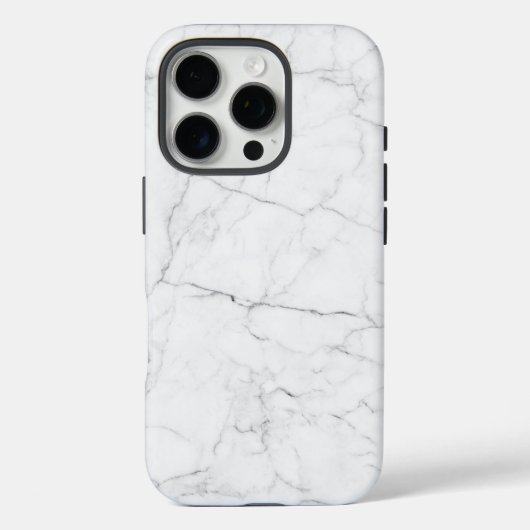 Coques Case-Mate iPhone Marbre Blanc Élégant (Verso)