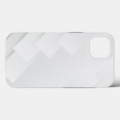 Coques Case-Mate iPhone Marbre blanc élégant (Verso (horizontal))