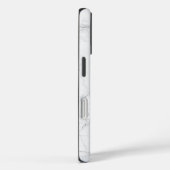 Coques Case-Mate iPhone Marbre blanc élégant (Verso / Droite)