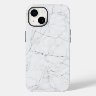 Coque Pour iPhone 14 Marbre Blanc Élégant