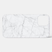 Coques Case-Mate iPhone Marbre Blanc Élégant  (Verso (horizontal))