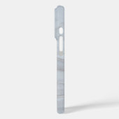 Coques Case-Mate iPhone Marbre Blanc Élégant (Verso / Gauche)
