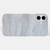 Coques Case-Mate iPhone Marbre Blanc Élégant (Verso (horizontal))