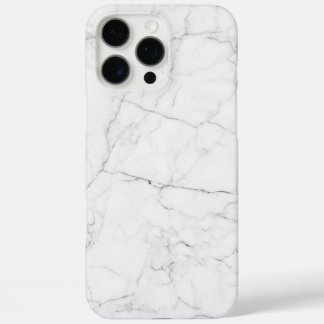 Coques iPhone 16 Pro Max Marbre Blanc Élégant