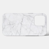 Coques Case-Mate iPhone Marbre Blanc Élégant (Verso (horizontal))