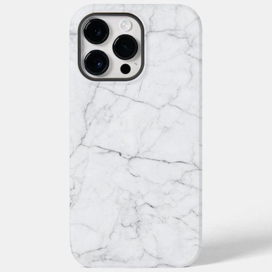 Coques Case-Mate iPhone Marbre blanc élégant (Verso)
