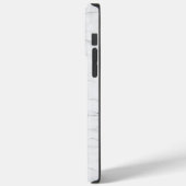 Coques Case-Mate iPhone Marbre blanc élégant (Verso / Gauche)