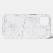 Coques Case-Mate iPhone Marbre Blanc Élégant (Verso (horizontal))