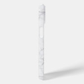 Coques Case-Mate iPhone Marbre blanc élégant (Verso / Droite)