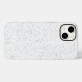 Coques Case-Mate iPhone Marbre Blanc Élégant (Verso (horizontal))