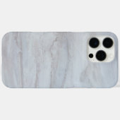 Coques Case-Mate iPhone Marbre Blanc Élégant (Verso (horizontal))