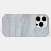 Coques Case-Mate iPhone Marbre Blanc Élégant (Verso (horizontal))