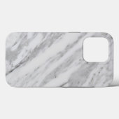 Coques Case-Mate iPhone Marbre Blanc Élégant (Verso (horizontal))