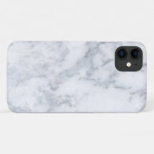Coques Case-Mate iPhone Marbre blanc et gris (Dos (Horizontal))