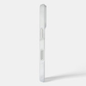 Coques Case-Mate iPhone Marbre blanc et gris Personnalisé Monogramme (Verso / Droite)