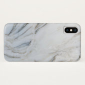 Coques Case-Mate iPhone Marbre blanc et noir (Dos (Horizontal))