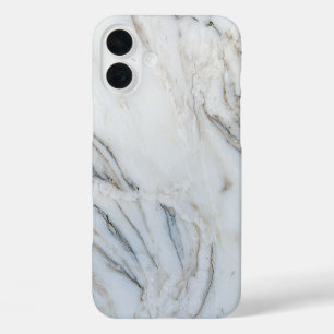 Coques iPhone 16 Plus Marbre blanc et noir