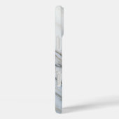 Coques Case-Mate iPhone Marbre blanc et noir (Verso / Droite)