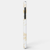 Coques Case-Mate iPhone Marbre blanc et or (Dos/Gauche)