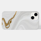 Coques Case-Mate iPhone Marbre blanc gris Motif iPhone / Android (Verso (horizontal))
