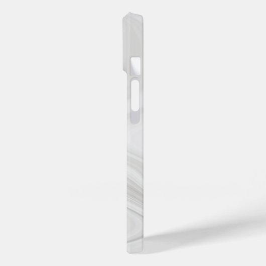 Coques Case-Mate iPhone Marbre blanc gris Motif iPhone / Android (Verso / Gauche)