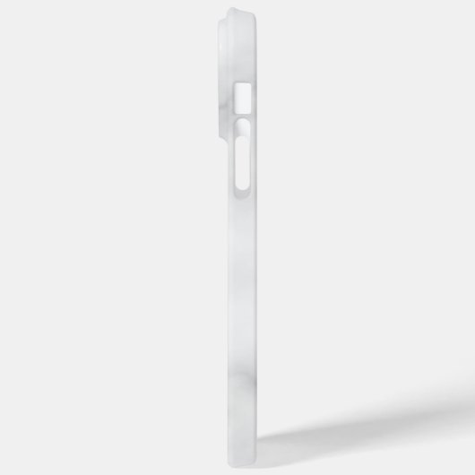 Coques Case-Mate iPhone Marbre blanc Modern Script Nom personnalisé (Verso / Gauche)