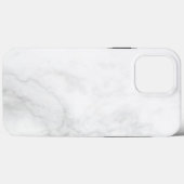 Coques Case-Mate iPhone Marbre Blanc Moderne (Verso (horizontal))