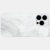 Coques Case-Mate iPhone Marbre Blanc Moderne (Verso (horizontal))