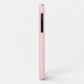 Coques Case-Mate iPhone Marbre Blanc Monogramme Pastel Rose Ananas Or (Dos/Gauche)