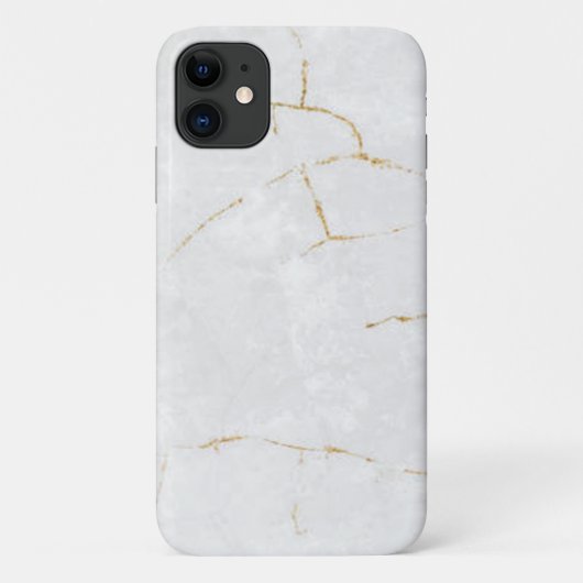 Coques Case-Mate iPhone marbre blanc or Coque-Mate à peine là (Dos)