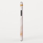 Coques Case-Mate iPhone Marbre Blanc Or Et Rose (Dos/Droite)