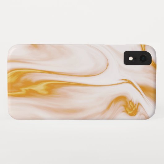 Coques Case-Mate iPhone Marbre Blanc Or Et Rose (Dos (Horizontal))