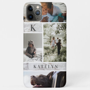Case-Mate iPhone Case Marbre blanc personnalisé personnalisé 4 photo Col