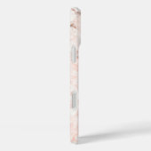 Coques Case-Mate iPhone Marbre blanc rose (Verso / Droite)