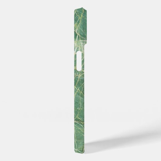 Coques Case-Mate iPhone Marbre blanc vert classique iPhone Motif / Android (Verso / Droite)