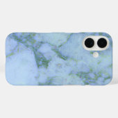 Coques Case-Mate iPhone Marbre bleu (Verso (horizontal))
