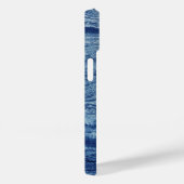 Coques Case-Mate iPhone Marbre bleu (Verso / Droite)