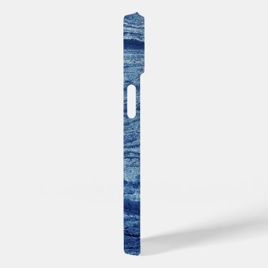 Coques Case-Mate iPhone Marbre bleu (Verso / Droite)
