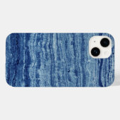 Coques Case-Mate iPhone Marbre bleu (Verso (horizontal))