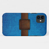 Coques Case-Mate iPhone marbre bleu (Dos (Horizontal))