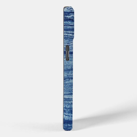 Coques Case-Mate iPhone Marbre bleu (Verso / Droite)