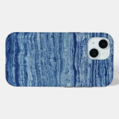 Coques Case-Mate iPhone Marbre bleu (Verso (horizontal))