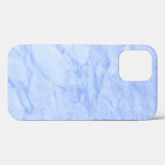 Coques Case-Mate iPhone Marbre bleu ciel (Verso (horizontal))