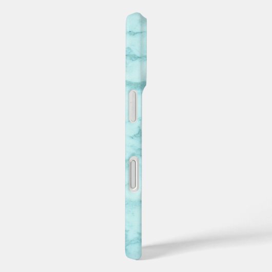 Coques Case-Mate iPhone Marbre bleu clair (Verso / Droite)