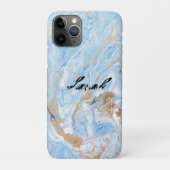Coques Case-Mate iPhone Marbre bleu cool tendance (Dos)