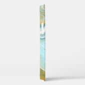 Coques Case-Mate iPhone Marbre bleu de l'océan Brown sablonneux (Verso / Droite)