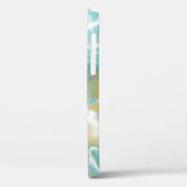 Coques Case-Mate iPhone Marbre bleu de l'océan Brown sablonneux (Verso / Gauche)