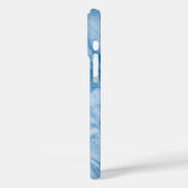 Coques Case-Mate iPhone Marbre Bleu Élégant (Verso / Gauche)