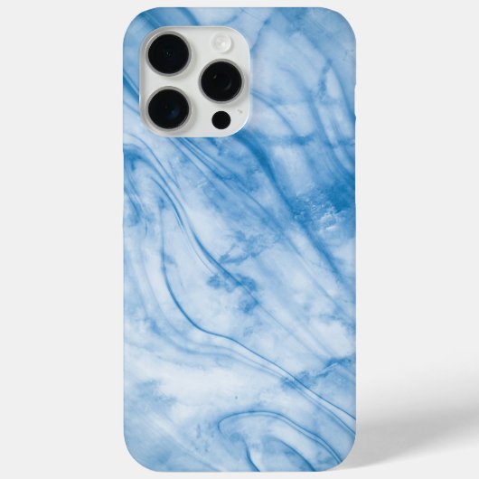 Coques Case-Mate iPhone Marbre Bleu Élégant (Verso)
